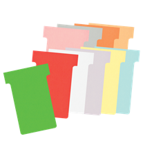 Tarjetas De Planificación Nobo T-Card - Tamaño 2 Azul Claro