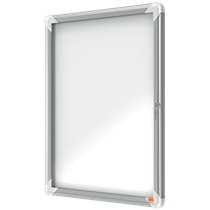 Vitrina De Exteriores Nobo Para 4 Hojas A4 Con Superficie Blanca Magnética Blanco