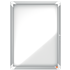 Vitrina De Interior Nobo Para 4 Hojas A4 Con Superficie Blanca Magnética Blanco
