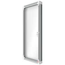 Vitrina De Interior Nobo Para 4 Hojas A4 Con Superficie Blanca Magnética Blanco