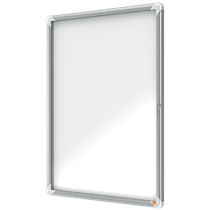 Vitrina De Interior Nobo Para 9 Hojas A4 Con Superficie Blanca Magnética Blanco
