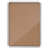 Vitrina De Interior Nobo Para 9 Hojas A4 Con Superficie De Corcho Natural