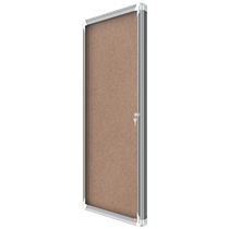 Vitrina De Interior Nobo Para 9 Hojas A4 Con Superficie De Corcho Natural
