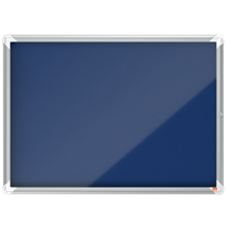 Vitrina Nobo Premium Plus Con Fondo De Fieltro 8Xa4, Azul Azul
