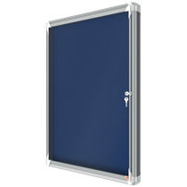 Vitrina Nobo Premium Plus Con Fondo De Fieltro 8Xa4, Azul Azul