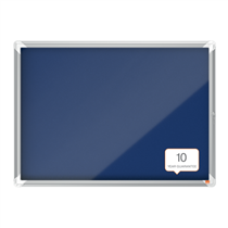 Vitrina Nobo Premium Plus Con Fondo De Fieltro 8Xa4, Azul Azul