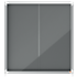 Vitrina Nobo Premium Plus De Puerta Corredera Con Fondo De Fieltro 12Xa4 Hojas, Gris Gris