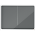 Vitrina Nobo Premium Plus De Puerta Corredera Con Fondo De Fieltro 18Xa4 Hojas, Azul Gris