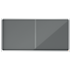 Vitrina Nobo Premium Plus De Puerta Corredera Con Fondo De Fieltro 27Xa4 Hojas, Azul Gris