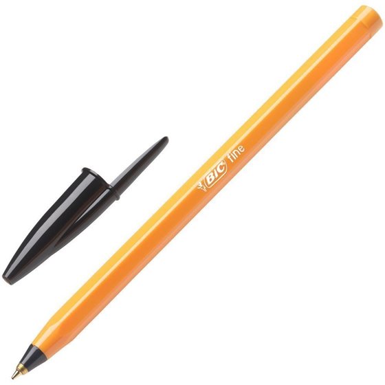 Bolígrafo BIC Orange Fine Color Negro