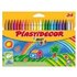 Ceras BIC Kids PLASTIDECOR Envase 24 COLORES