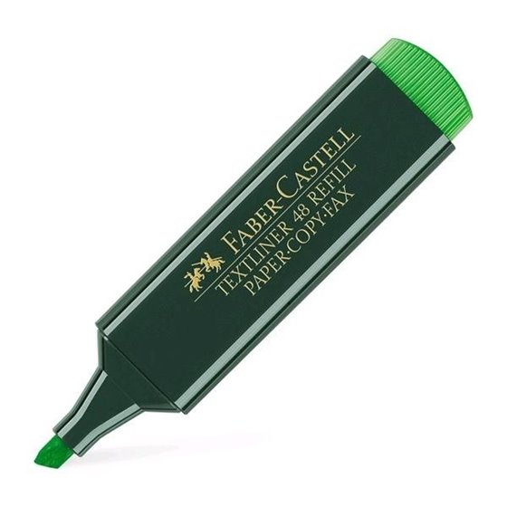 Marcador Fluorescente FABER-CASTELL Textliner 48 Color Verde