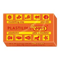 Plastilina JOVI 70 50 g. Color Naranja