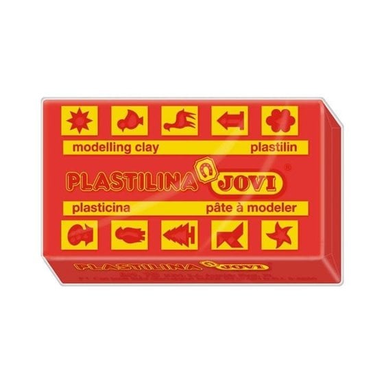 Plastilina JOVI 70 50 g. Color Rojo