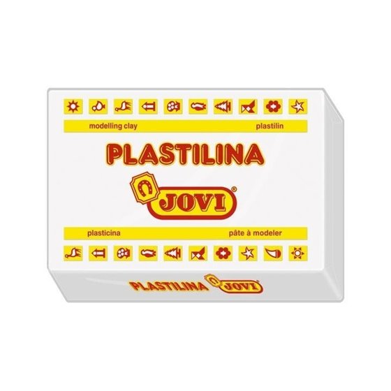Plastilina JOVI 72 350 g. Color Blanco