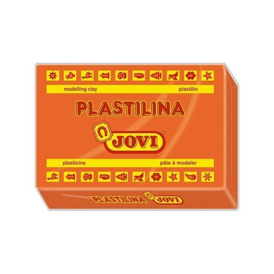 Plastilina JOVI 72 350 g. Color Naranja