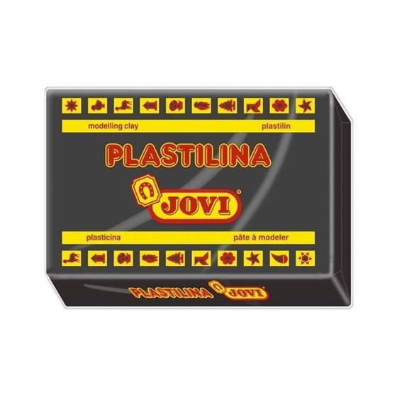 Plastilina JOVI 72 350 g. Color Negro