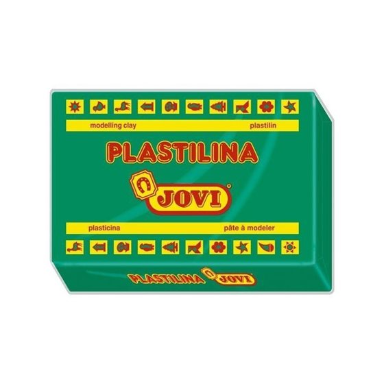 Plastilina JOVI 72 350 g. Color Verde Oscuro