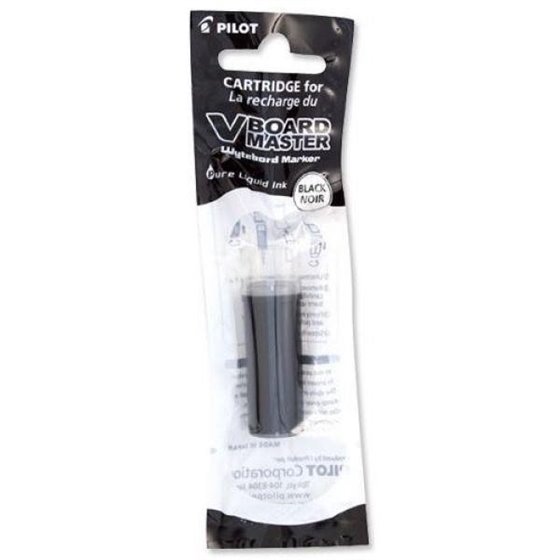 Recambio Rotulador Pizarra PILOT V-Board Color Negro