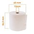 Rollo Papel Químico RUIFERPA Tamaño 57 x 65 mm.