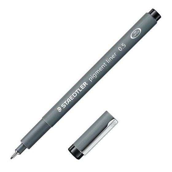 Rotulador Calibrado STAEDTLER 308 Pigment Liner Trazo 0.5 mm.