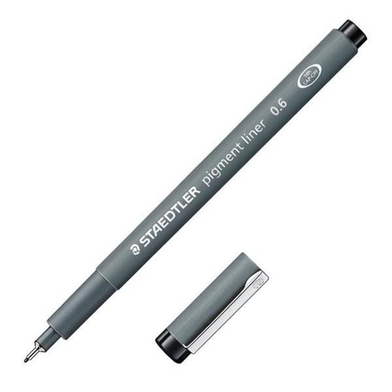 Rotulador Calibrado STAEDTLER 308 Pigment Liner Trazo 0.6 mm.