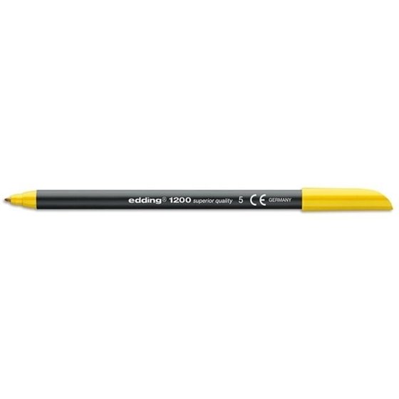 Rotulador Permanente EDDING Nº 1200 Color Amarillo