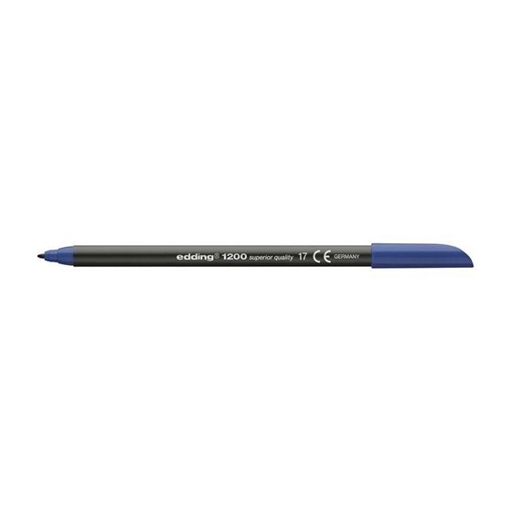 Rotulador Permanente EDDING Nº 1200 Color Azul Acero