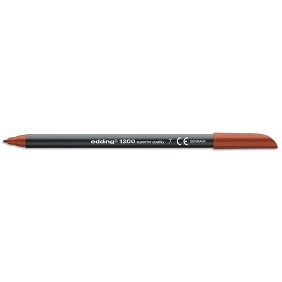 Rotulador Permanente EDDING Nº 1200 Color Marrón