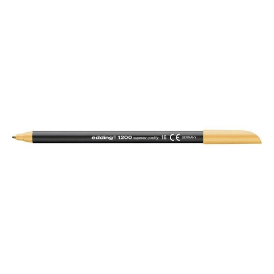 Rotulador Permanente EDDING Nº 1200 Color Naranja Claro