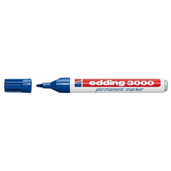 Rotulador Permanente EDDING Nº 3000 Color Azul