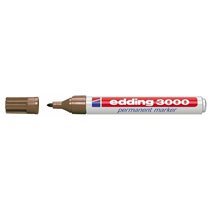 Rotulador Permanente EDDING Nº 3000 Color Marrón