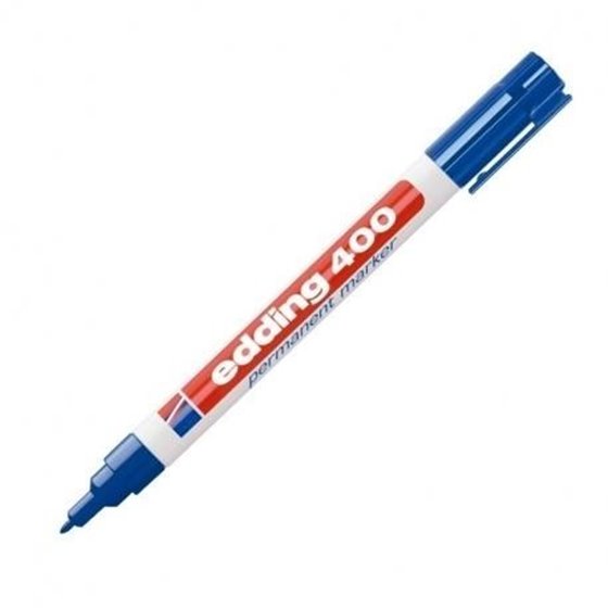 Rotulador Permanente EDDING Nº 400 Color Azul