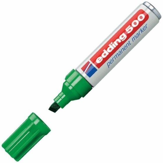 Rotulador Permanente EDDING Nº 500 Color Verde