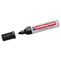 Rotulador Permanente EDDING Nº 550 Color Negro