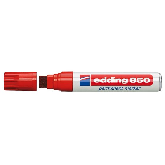 Rotulador Permanente EDDING Nº 850 Color Rojo