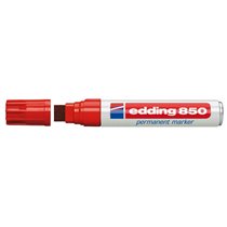 Rotulador Permanente EDDING Nº 850 Color Rojo