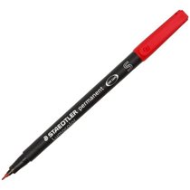 Rotulador Permanente STAEDTLER Lumocolor 313 Punta Super Fina Color Rojo