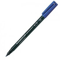 Rotulador Permanente STAEDTLER Lumocolor 317 Punta Media Color Azul