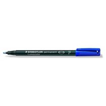 Rotulador Permanente STAEDTLER Lumocolor 318 Punta Fina Color Azul