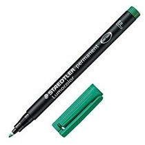 Rotulador Permanente STAEDTLER Lumocolor 318 Punta Fina Color Verde