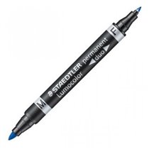 Rotulador Permanente STAEDTLER Lumocolor Duo 348 Color Azul