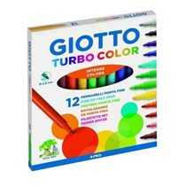 Rotuladores GIOTTO Turbo Color Envase 12 COLORES