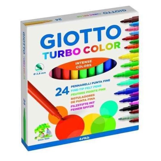 Rotuladores GIOTTO Turbo Color Envase 24 COLORES