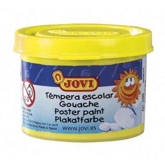 Témpera Escolar JOVI 35 ml. Color Amarillo Limón