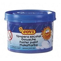 Témpera Escolar JOVI 35 ml. Color Azul Ultramar