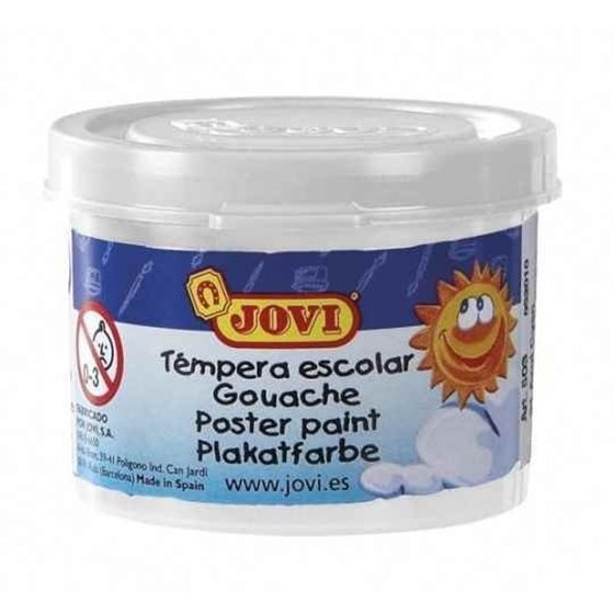 Témpera Escolar JOVI 35 ml. Color Blanco