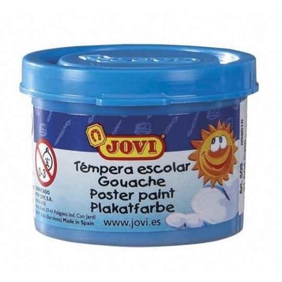 Témpera Escolar JOVI 35 ml. Color Cyan