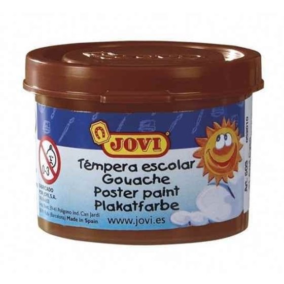 Témpera Escolar JOVI 35 ml. Color Marrón