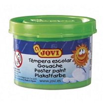 Témpera Escolar JOVI 35 ml. Color Verde Medio